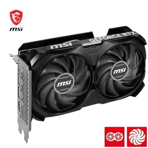 Vaizdo plokštė MSI GeForce RTX 4060 Ti VENTUS 2X BLACK OC Vaizdo plokštė MSI GeForce RTX 4060 Ti VENTUS 2X BLACK OC