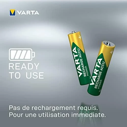 Įkraunami Elementai Varta AAA R03 1000 mAh 5703 4 vnt.