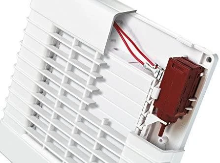 Vents Namai ventiliatorius fi 100 18W 34d Bevielio laiko jungiklis baltas (100MAT)