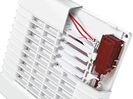 Vents Namai ventiliatorius fi 100 18W 34d Bevielio laiko jungiklis baltas (100MAT)