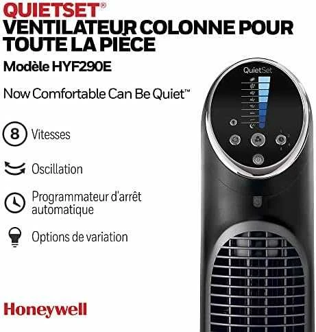 Tylus ir galingas ventiliatorius Honeywell HYF290E4
