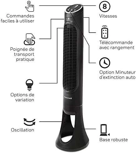 Tylus ir galingas ventiliatorius Honeywell HYF290E4