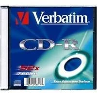 Verbatim CD-R 700MB diskas plastikinėje pakuotėje