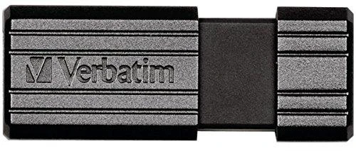 Verbatim PinStripe USB atmintukas 64 GB USB A tipo 2.0 Juoda