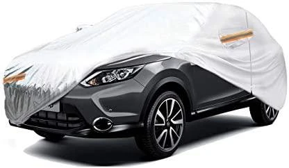 Amio Aliuminis automobilio užvalkalas SUV/VAN XL, su užtrauktuku, atspindintis, 120 g/m² + medvilnė, sidabrinės spalvos, 510 x 185 x 150 cm