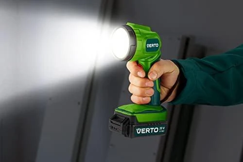 Verto Wiertarko Wkretarka Akumuliatorinis gręžtuvas-suktuvas 2 x 20 V, ličio jonų / 1,5 Ah, dėklas + žibintuvėlis