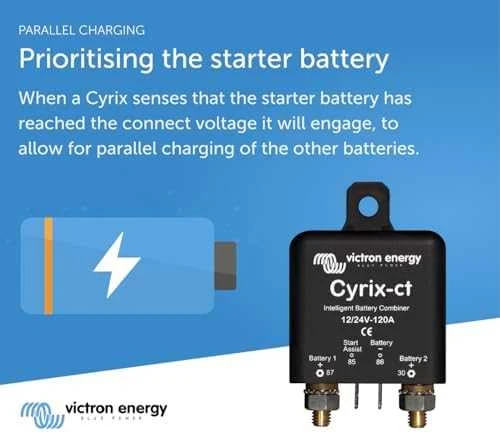 Carruzzo Cyrix-ct 12/24V-120A intelligent combiner