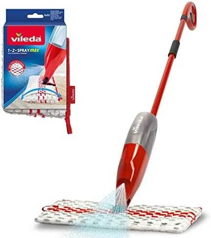 Grindų valymo šepetys su purkštuku Vileda 1 2 SPRAY MAX Box
