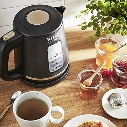 TEFAL | Virdulys | KI533811 | Electric | 2400 W | 1 L | Plastic | 360° rotational base | Juodas