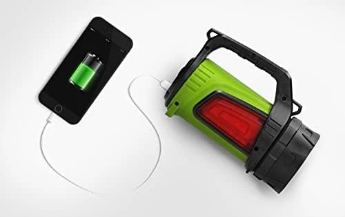 Orno Įkraunamas LED prožektorius 10W su powerbank ir akumuliatoriaus indikatoriumi
