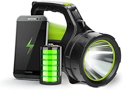 Orno Įkraunamas LED prožektorius 10W su powerbank ir akumuliatoriaus indikatoriumi