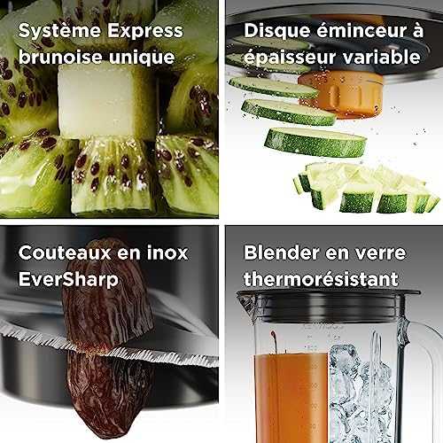 Virtuvinis kombainas Kenwood FDM72.990SS food processor 3 L Nerūdijantis plienas Built-in scales