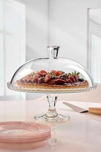 Secret de Gourmet stiklinė tortinė su dangčiu 32 cm