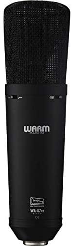 Warm Audio Šiltas audio wa-87 r2 juodas - kondensacinis mikrofonas