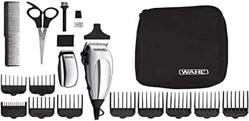 Barzdaskutė Plaukų kirpimo mašinėlė ir belaidė kantavimo mašinėlė Wahl Home Deluxe Pro Complete Haircutting Kit 79305-1316