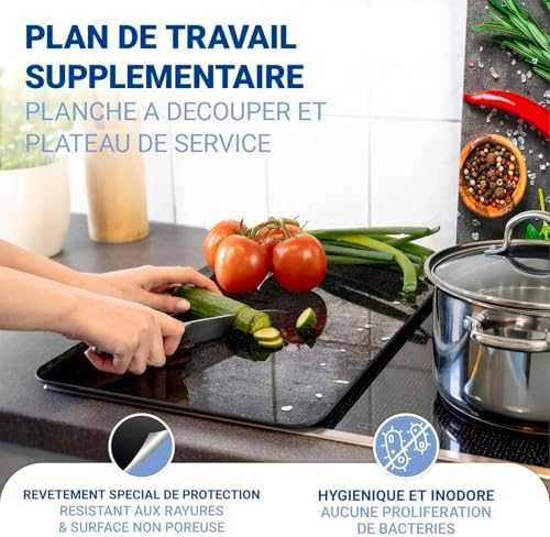 Maximex PIECES Stiklinės apsauginės plokštelės krosnelei ROSEMARY, 2 vnt