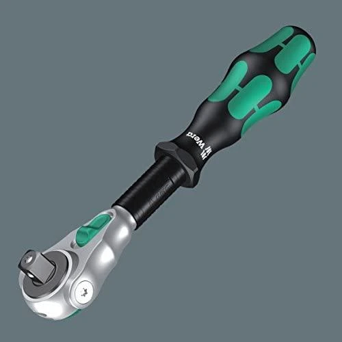 Wera „Zyklop Speed“ 1/2 colio terkšlės metrinis rinkinys, 37 dalys.
