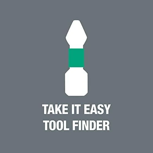 Grąžtas Antgalių rinkinys Wera 8009 Zyklop, 13vnt PH,PZ,TORX,HEX