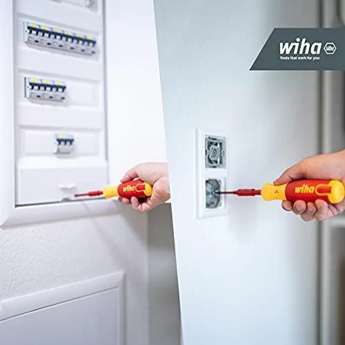 Atsuktuvas elektrikui su antgaliais rankenoje WIHA LiftUp slimBits (6 vnt.)