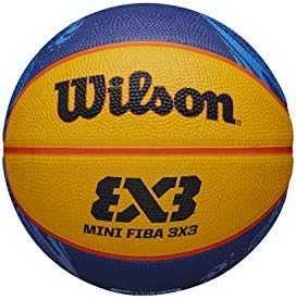 Krepšinio kamuolys Wilson Fiba 3x3 Junior geltona ir-mėlyna WTB1133XB (5)