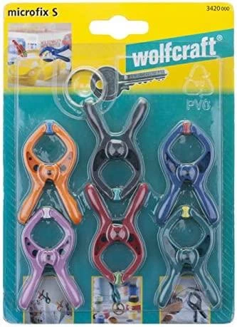 WOLFCRAFT Spyruoklinis spaustukas 20mm 6vnt.