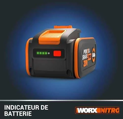 Worx Akumuliatorius 20V 5.0Ah (WA3645)
