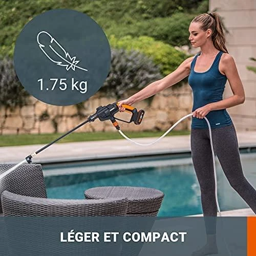 Plovykla Worx Hydroshot WG620E; 20 V (be akumuliatoriaus ir pakrovėjo)