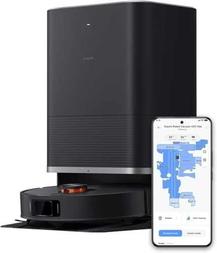 Xiaomi Robot Vacuum X20 Max dulkių siurblys - robotas, Juodos spalvos