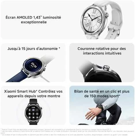 Išmanusis laikrodis Xiaomi Watch S4, Juodos spalvos
