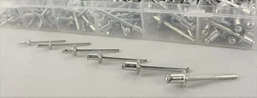 Yato Toya Sa Poland Kniedžių rinkinys dėžutėje | aliumininės aklios kniedės mix | Ø 2,4–4,8 mm | 400 vnt. (YT-36420)