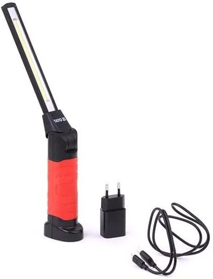 YATO įkraunamas žibintas COB LED 5W + 3W