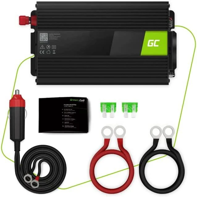 Green Cell Žalias Cell Inverteris 12V/220V 2000W/4000W Modifikuota sinusinė išėjimo įtampa Žalias Cell