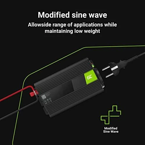 Green Cell Žalias Cell Inverteris 24/230V 500W modifikuota sinusinė išėjimo įtampa Žalias Cell