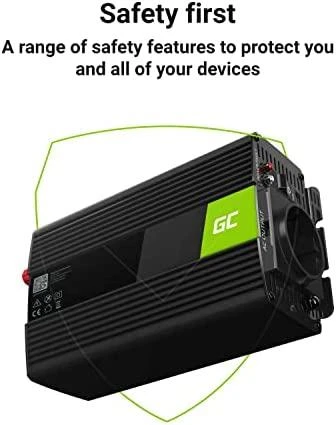 Green Cell Žalias Cell Inverteris 24/230V 500W modifikuota sinusinė išėjimo įtampa Žalias Cell