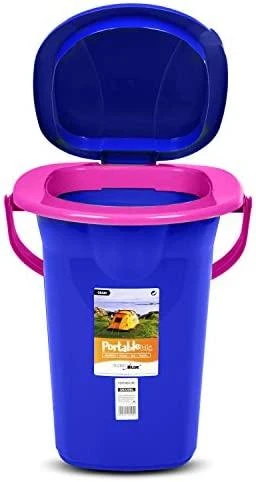 GreenBlue GB320 nešiojamas kempingo tualeto tualeto kibiras, 19 l talpos, su rankena
