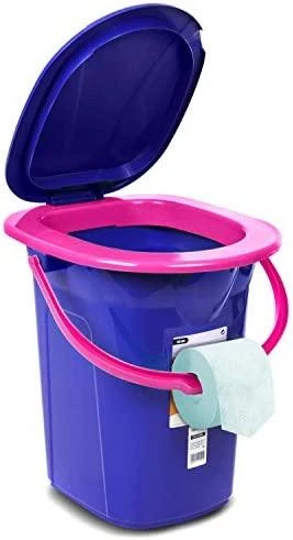 GreenBlue GB320 nešiojamas kempingo tualeto tualeto kibiras, 19 l talpos, su rankena
