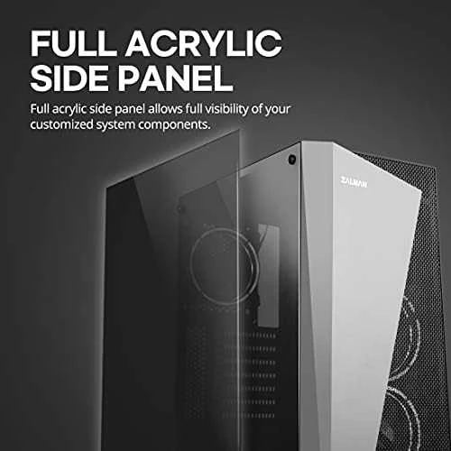 Zalman S4 Plus „Midi Tower“ Juoda