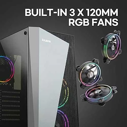 Zalman S4 Plus „Midi Tower“ Juoda
