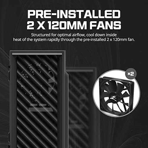 ZALMAN T7 dėklas Zalman T7 ATX Mid Tower kompiuterio dėklas