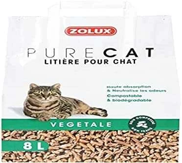 Zolux PureCat kačių kraikas bekvapis 8 l