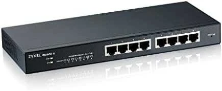 Šakotuvas ZYXEL GS1900-24EP, 24 PORT GBE L2, 12 PORT POE SMART SWITCH, MONTAVIMAS, 130 W (5 M. GARANTIJA)
