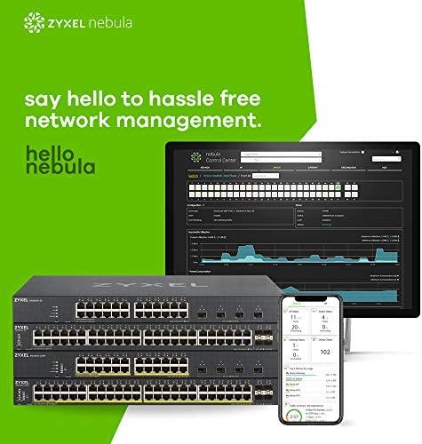 Šakotuvas ZYXEL XGS1930-28HP, 28 PORTŲ SMART MANAGED POE JUNGIKLIS, 24X GIGABIT POE IR 4X 10G SFP+, HIBIRDINIS REŽIMAS, STANDALINIS ARBA NEBULAFLEX DEBESIS, 375 W POE