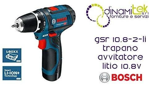 Akumuliatorinis suktuvas-gręžtuvas, Bosch GSR 12V-15, 2x2,0 Ah Li-Ion + L-Boxx