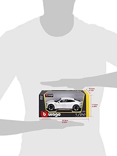 BBURAGO 1:24 automodelis Porsche Taycan Turbo S, 18-21098