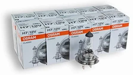 Osram H7 55W Classic lempučių pakuotė