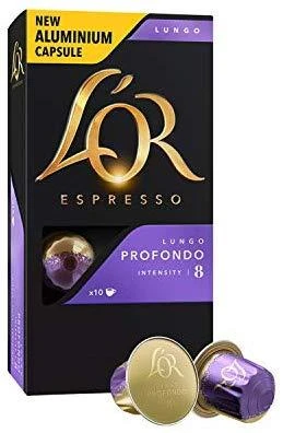 Kavos kapsulės L'OR Profondo, 10x52g