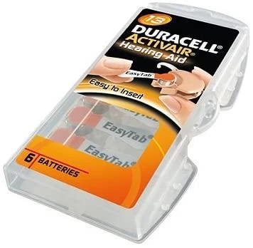Duracell 13 Elementai Klausos Aparatui PR48 DA13 6Vnt