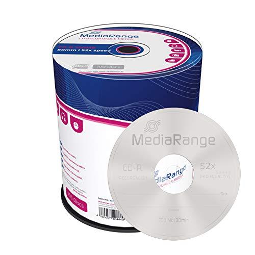 MEDIARANGE MR204 - 52x - CD-R - 700 MB - Cakebox - 100 vnt.