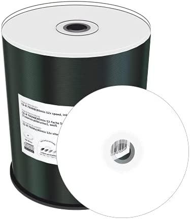 MediaRange CD-R 700MB 100 vnt. „Spindel“ 52x, spausdinamas rašaliniu spausdintuvu