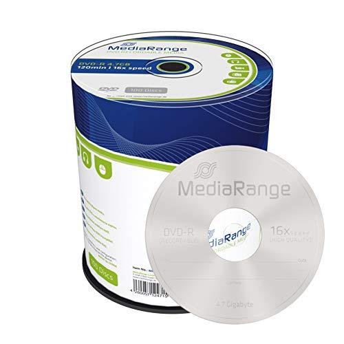 Carruzzo MediaRange MR442 neįrašytas DVD diskas 4,7 GB DVD-R 100 vnt